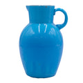Small Turquoise Glass Pitcher