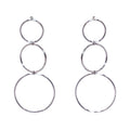 Stainless Steel 3 Circle Earring