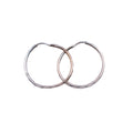 Small silver hoops