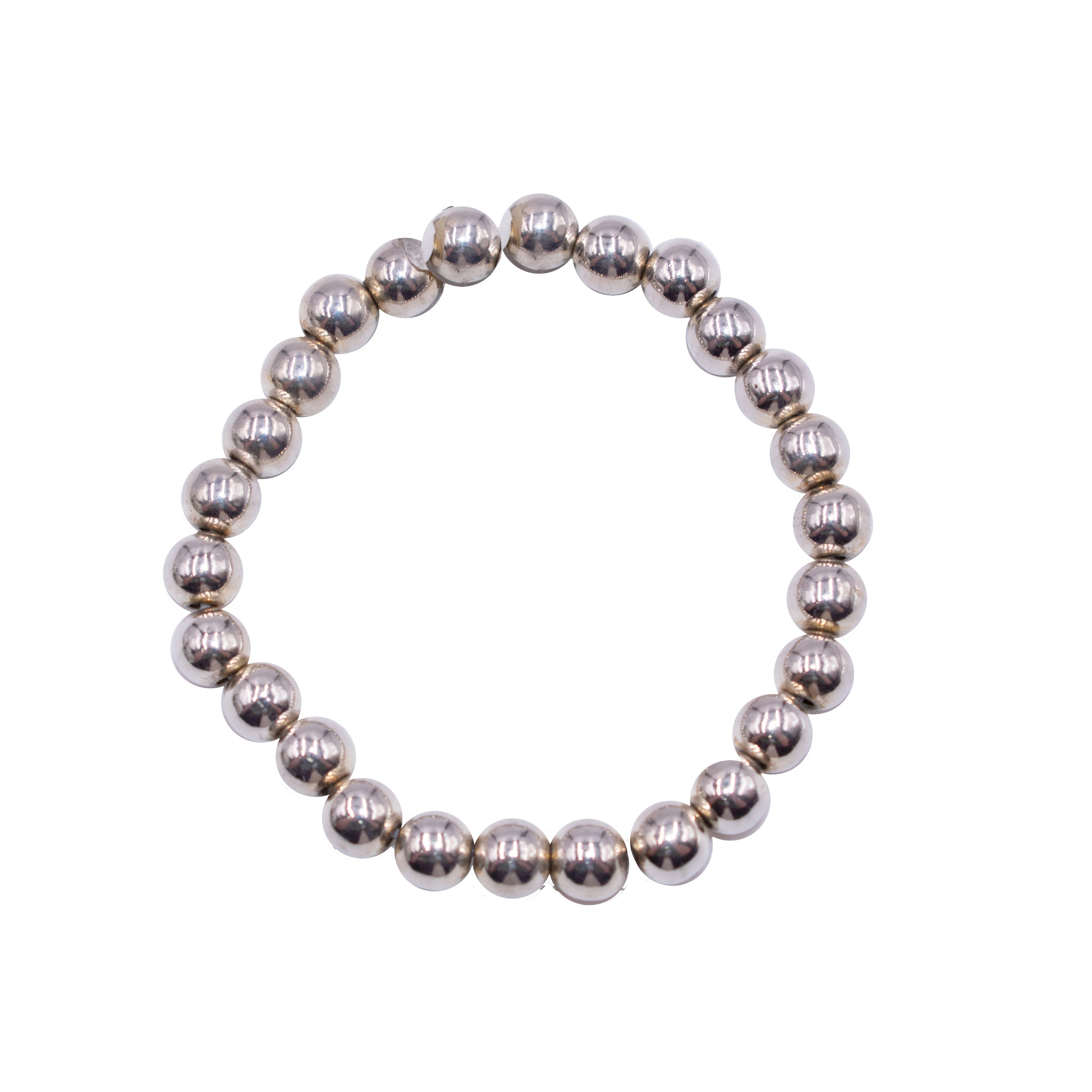 Large Beads Silver Bracelet – The Guild Large Beads Silver Bracelet – The Guild