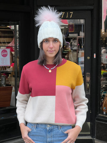 Pink Bauhaus Jumper