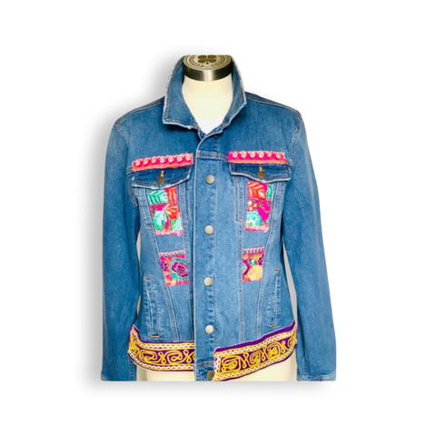 Embellished Denim Jacket- The Sarah