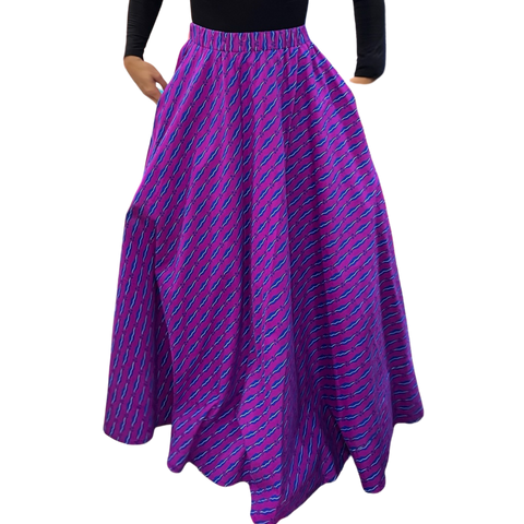 The Chroma Collection Maxi Skirt - Purple Dream
