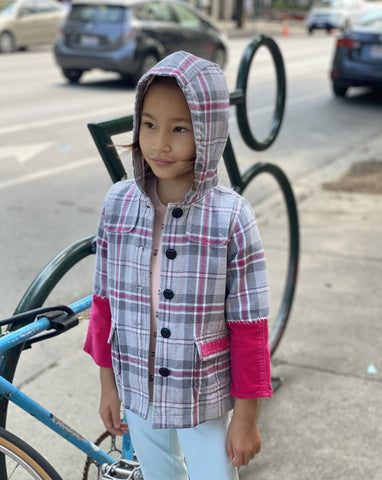 Pinky Plaid Jacket