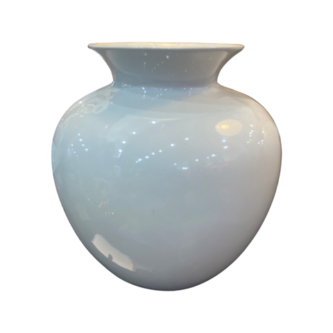Vintage White Ceramic Vase