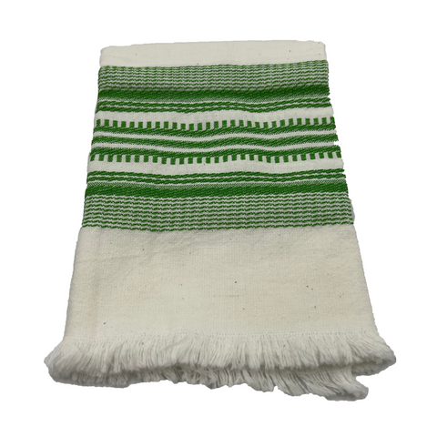 Towel Green Stripe Antigua