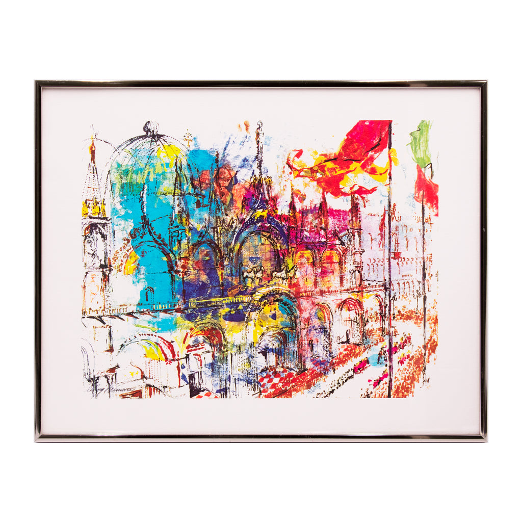 Promenade Ink and Watercolor