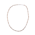 Silver Necklace with Pattern