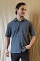 Chambray Short Sleeve Button-Up