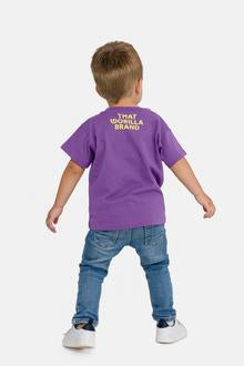 Brushstroke Purple T-Shirt - Little Ones