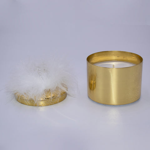 Puff Gold Candles