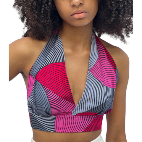 The Chroma Collection Halter Top - Shades of Pink