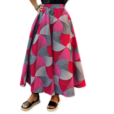 The Chroma Collection Maxi Skirt - Shades of Pink