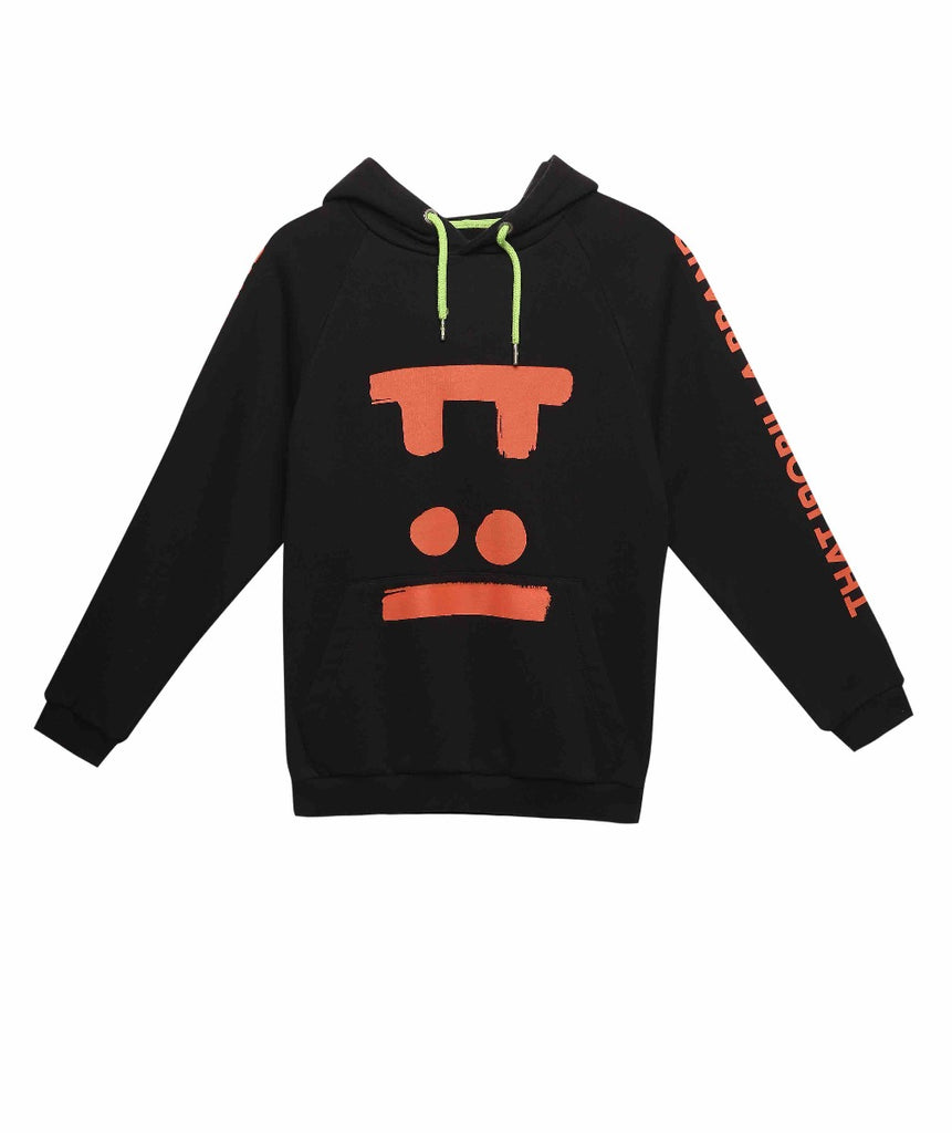 Gorilla Face Hoodie Black