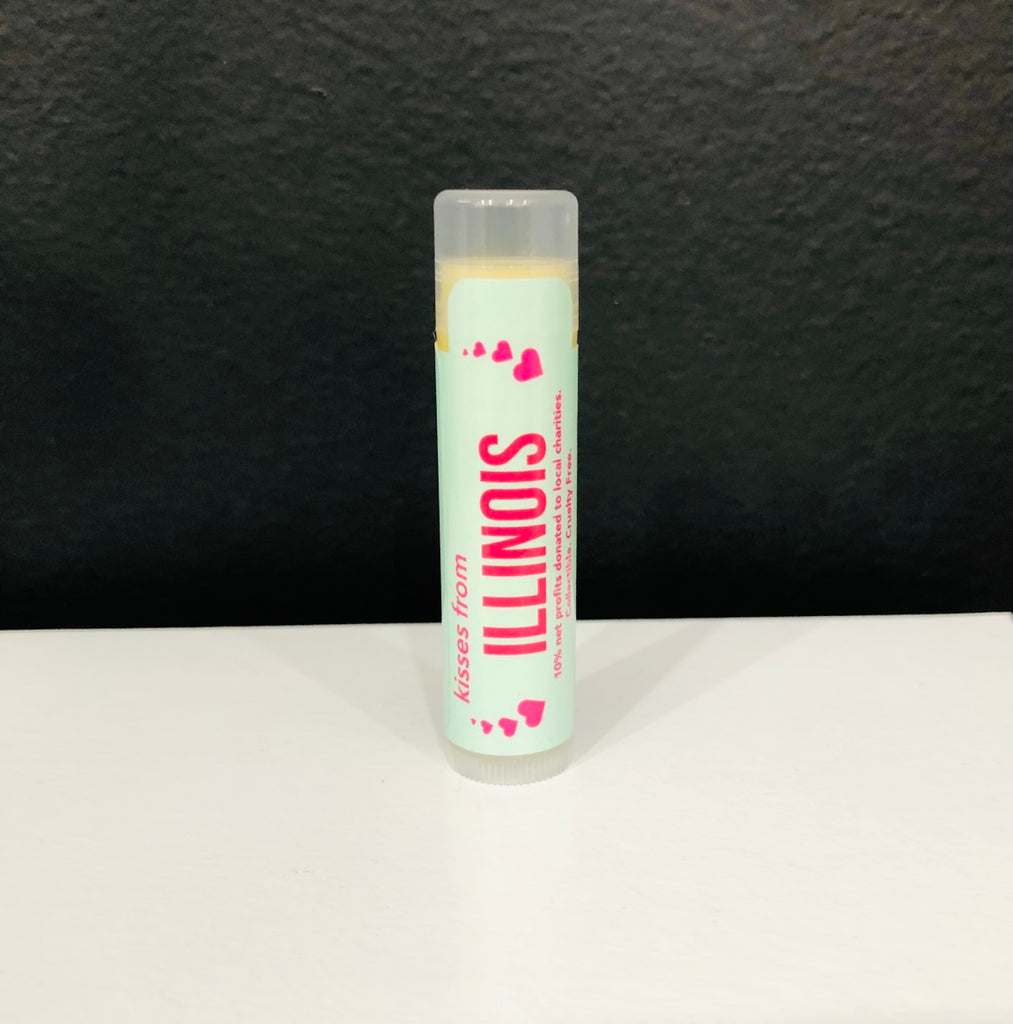 Kisses From Illinois Organic Mint Lip Balm (3 Pack)