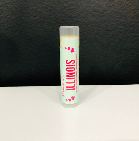 Kisses From Illinois Organic Mint Lip Balm (3 Pack)