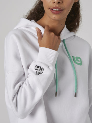 RAFIKI 'G' Woman's Hoody - WHITE