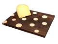 Small Polka Dot Board - Walnut with Maple Dots