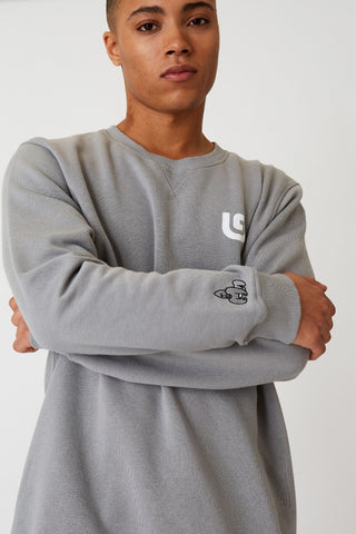 Unisex Crew Sweatshirt Grey