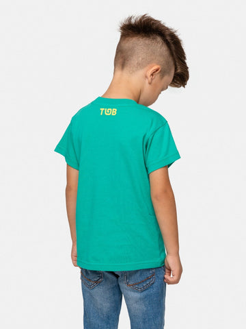 Brushstroke Green T-Shirt - Little Ones