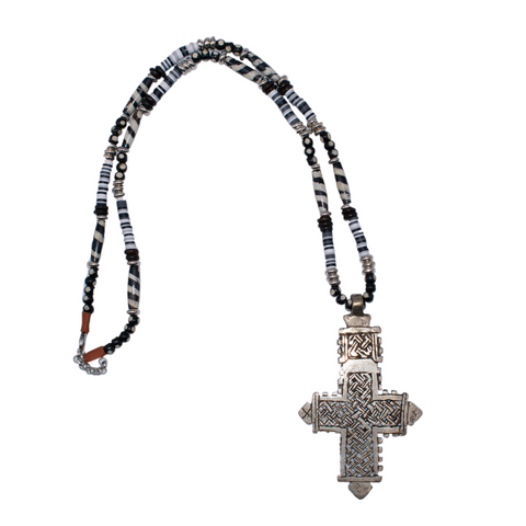 Mont Saint Michel Cross Necklace