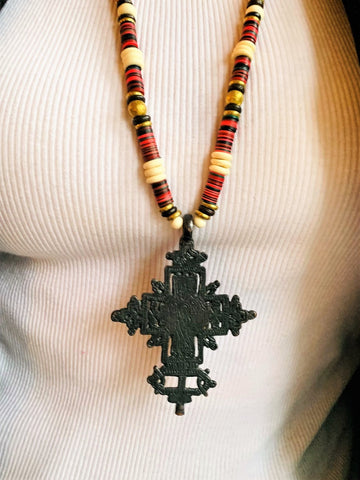 Sacre Coeur Cross Necklace
