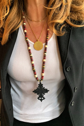 Sacre Coeur Cross Necklace