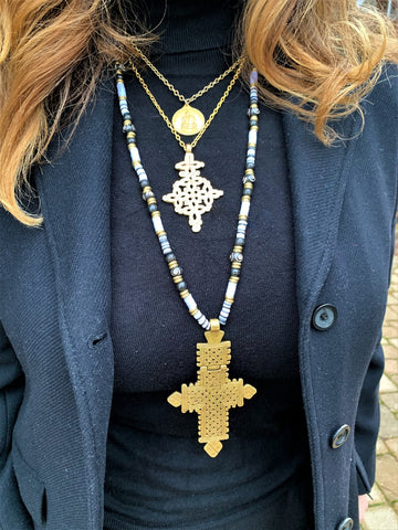 Saint Augustin Cross Necklace